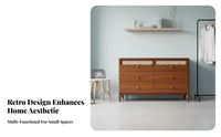 expandableable Vanity with Drawers Integrated Storage Cabinet Bedroom Furniture Space-Saving Modern Design for Walk-in Closet