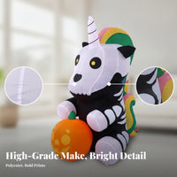 Lighted Skeleton Mythical Horse