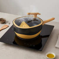 Easy to Clean Square Nonstick Wok Even Heating Cookware