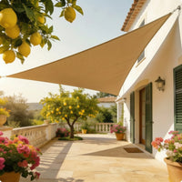 Tear-Resistant Triangle Shade Sail Waterproof Triangular Shade Sail Blocking Canopy Cover Heavy Duty for Backyard, Garden, Deck