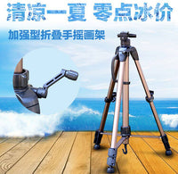 Champagne Aluminum Alloy Easel Advertising Display Stand Metal Easel Folding Sketch Easel HJ-0312
