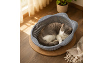 Basket Feline Bed Thickened Plastic Feline Nest Easy to Clean