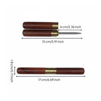 Racket Stringing Awl Stainless Steel Tip Tennis Racket Stringing Cone Smooth Rounded Head