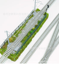 HO/N微缩火车模型沙盘仿真铁轨道砟工具手工模型DIY情景素材