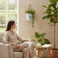 Wall Hanging Planter Rustic Hanging Wall Planter Antique Finish for Living Room