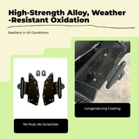 XMAX300 Motorcycle Spotlight Bracket, Matte Black Aluminum