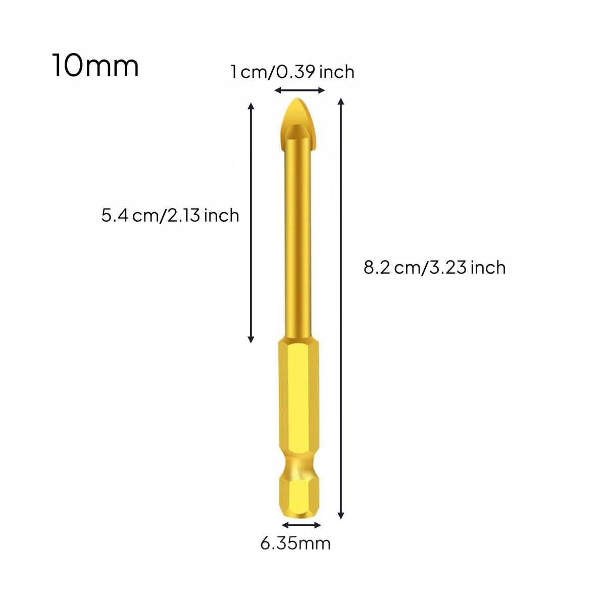 Tile and Glass Fast Drilling Power Tool Accessory for Workshop