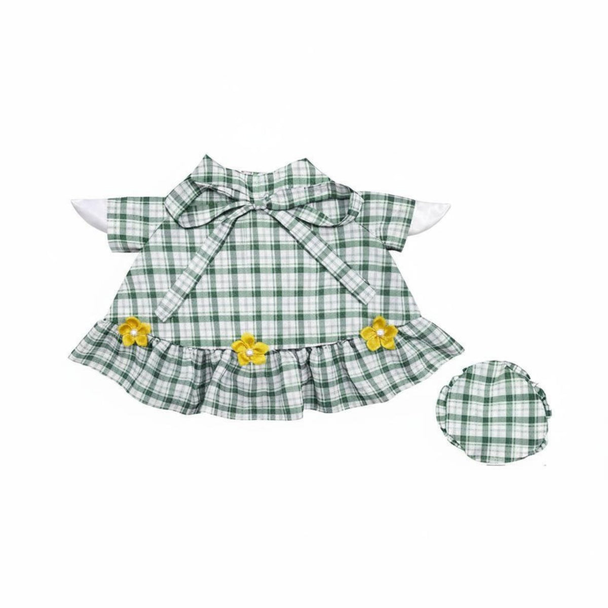Pastoral Design Porch Goose Costume Charming Design Goose Statue Dress Set Accent for Garden