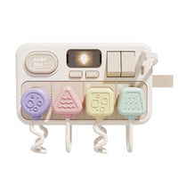 Montessori Busy Board with Simulated Switches and Sockets LED Circuit Educational Toy for Kids