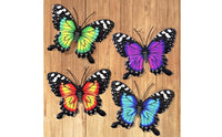 4 Pieces Winged Creature Wall Art Multicolor Metal Winged Creature Wall Decor