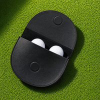 Golf Pouch, Rangefinder Case, PU Material, Customizable, Magnetic Storage