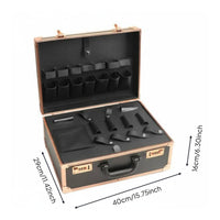Aluminum Hairstyling Tool Case Large Capacity Professional Storage for Barbers