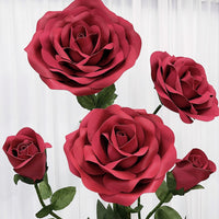BJ/BAIJIE Large Handmade Paper Rose EVA Simulation for Valentine's Day Window Display
