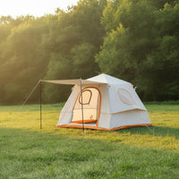 Quick Setup Inflatable Tent with Awning Waterproof Inflatable Cabin Tent Rainproof Ventilated for Families