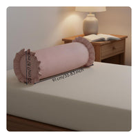 Cylindrical Support Pillow Soft Striped Support Pillow Breathable