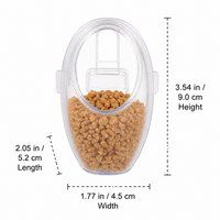 2 Pcs Water Bottle for Birds, Clear Cage Water Dispenser, Automatic Poultry Waterer, Portable Clip On Feeder for Aviary