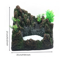 Flowing Sand Mountain Non-Fading Resin Waterfall Decoration Vivid Simulation
