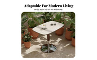 Adjustable Pedestal Table Vintage design space-efficient Utility Stand Multi-Functional