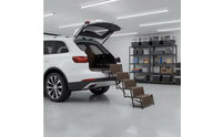 Pet Car Stair Ladder Heavy Duty Dog Car Steps Lightweight Foldable Pet Ladder for SUV