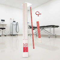 Functional Movement Screening Kit Red White Black Ybt Screening Kit Measuring Board Set Marked Scale Lines