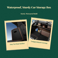 Waterproof SUV trunk organizer
