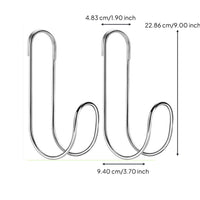 2 Pieces Wall Mount Hose Hook Rustproof Garden Hose Hook Weatherproof for Patio