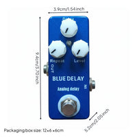Mini Delay Pedal 9V DC Power Tool Accessory