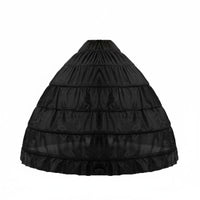 Mesh Petticoat Layered Tulle Petticoat Black for Weddings, Formal Events, Brides