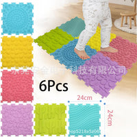 Children Tactile Training Foot Massage Mat Acupressure Board Sensory Integration Training Equipment Soft Silicone Pad