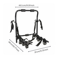 Rear Mounted Cycle Carrier Padded Contact Points Car Cycle Rack