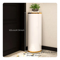 Rotating Shoe Organizer Installation Cylindrical Shoe Rack Space-Saving Household Furniture for Homeowners, Families, Small Areas, Hallway, Closet