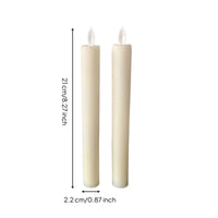Battery Operated Taper Candles Slender LED Taper Candles Realistic