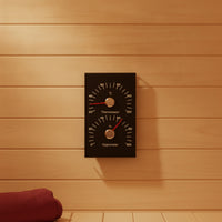 Sauna Thermometer and Hygrometer Aluminum Sauna Thermometer Batterybattery-Free