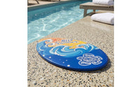 Wooden Surfboard 37-Inch Water Play Board Surfboard-Design Board Pointed Nose Lengthened Shape