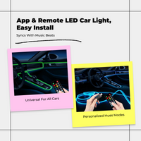 RGB car LED strip, app control