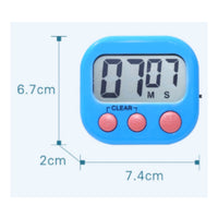 Countdown Timer Electronic Countdown Clock Magnetic Kitchen Timer Digital Countdown Stopwatch with Large Display and Easy Operation Suitable for Baking Cooking Study