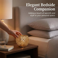 Gold Metal Candle Holder, Modern Minimalist Style