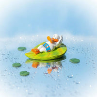 Duck Foliage Buoy Cute Outdoor Decor Lifelike for Aquatic Aquarium