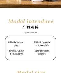 头模展示架假人头帽子架饰品围巾展示道具橱窗陈列可插针简约摆件