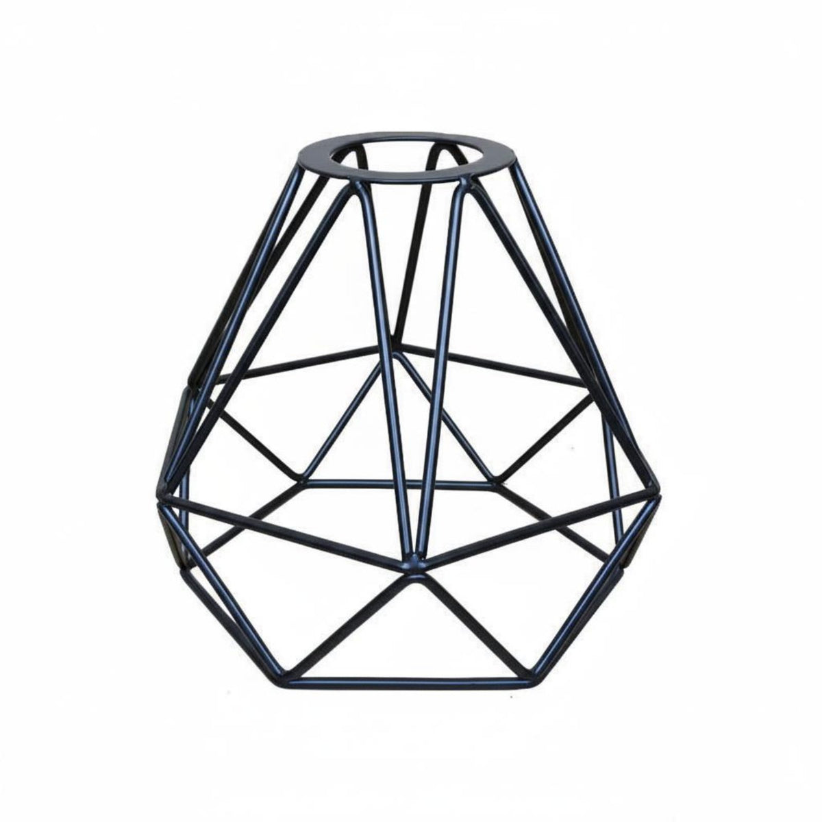 Rhombus Shape Light Shade Minimalist Metal Wire Lampshade Iron Art for Bar