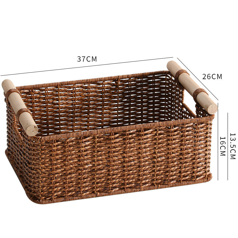 Walnut / Flat Rattan