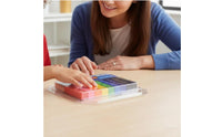 Hands-on Learning Decimal and Fraction Strips Color Coded Fraction Strips Set Colorful Design Decimal Percentage Blocks Polished Edges for Students, Teachers, Elementary Schoolers, Classroom, Homeschooling