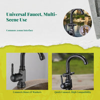 Rustproof brass outdoor faucet