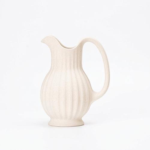 Ceramic Vase Teapot, White Porcelain, Modern Minimalist