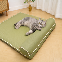 Large Fabric Dog Beds for Older Dogs, 95x70x5cm Dog Bed, Orthopedic Dog Mat, Hard Wearing Cushioned Pet Bed for Living Room