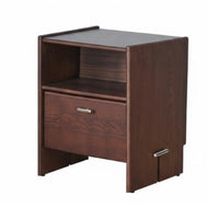 Narrow Bedside Cabinet Space-Saving Nightstand Easy Assembly for Homeowners