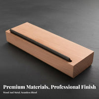 Precise Grinding Guitar Fret Beveling File Long-Lasting Wood Handle Fret Beveling File Comfortable Grip for DIY Hobbyists, Repair Shop