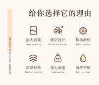 健身运动器材瑜伽垫收纳筐整理架带轮家用篮球羽毛球类夹缝置物架