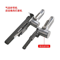 风研工业级气动砂带机角向风动打磨机环带机抛光机气动砂带打磨机
