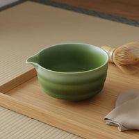 8 Pieces Handmade Craftsmanship Matcha Bowl and Whisk Set Coarse Pottery Texture Japanese Matcha Tea Set Food-Grade Easy to Clean for Beginners